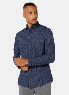 Buy Checkered Classic Collared Shirt in UAE
