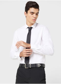 اشتري Pure Cotton Formal Shirt With Full Sleeve & Semi Cutaway Collar في الامارات