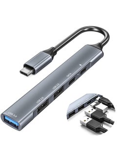 Buy 5 in 1 USB C Hub Multiports Type C Dock to USB 3.0 2.0 Adapter for Steam Deck, MacBook Pro/Air 2022, iPad Pro/Air 2022, Galaxy S22/S23 Ultra, Huawei Mate XS 2/P50/MateBook in UAE