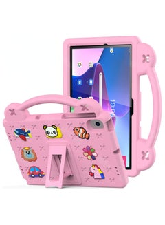 Buy Kids Case Compatible with Lenovo Tab M10 3rd Gen 10.1 inch (TB-328FU/TB-328XU) 2022, Heavy Duty EVA Foam Shockproof Cover Kids Proof Tablet Case with Stand (Pink) in Saudi Arabia