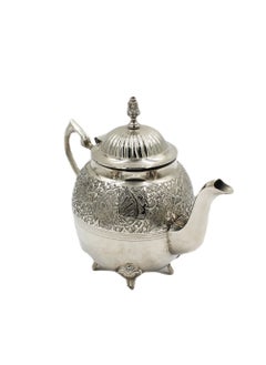 اشتري SILVER SOUVENIR TEA POT WITH CARVING WORK 7 INCH في الامارات