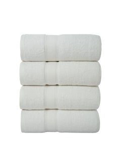 اشتري Bliss Casa Cove 100% Cotton Bath Towels (4 Pack, 70 x 140 CM) 500 GSM Cotton Bath Towel Set for Home, Hotels, Pool & Beach في الامارات