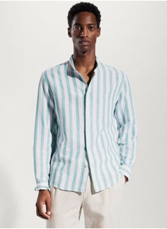 Buy Striped Slim Fit Shirt in Saudi Arabia