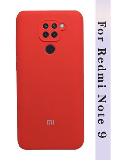 Buy Redmi Note 9 Case Silicone Protective Cover with Inside Microfiber Lining Compatible with Xiaomi Redmi Note 9 in UAE