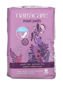 Buy Maxi Pads Organic Cotton Cover Super 12 Super Pads in UAE
