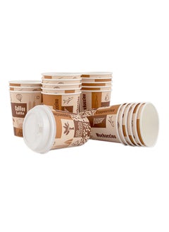 Buy Falcon 25-Piece Paper Cup Set 236 ml in UAE