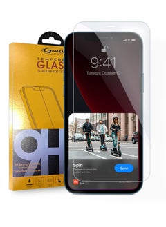 اشتري 9H Ultra HD Curved Edges Case Friendly Full Glue Tempered Glass Screen Protector For Apple Iphone 12 Pro Max Clear في السعودية