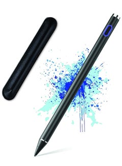 Buy Stylus Pen Touch Screen Pencil Active Compatible For Iphone Ipad Hp Dell Tablet Phone Laptop Chromebook Kindle Fire Fine Point Digital Capacitive Drawing Pencil Black in Saudi Arabia