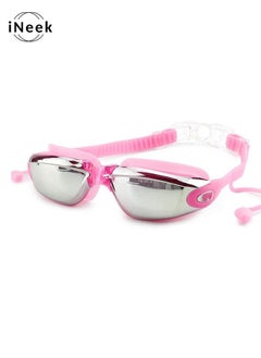 Buy iNeek HD Adult Electroplating Swimming Goggles-Pink in Saudi Arabia