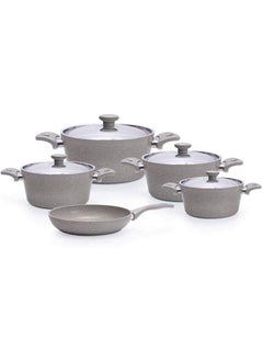 Buy 9 Piece Granite Cookware Set 51 x 50 x 32 cm-Beige in Egypt