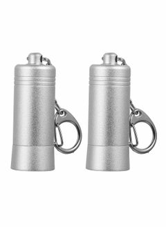 اشتري Anti-Theft Security Keys Mini Portable Magnetic Key Display Hook Lock Peg Hook Locks Remover Retail Shop Products Supermarket Lock Tool Silver 2Pcs في السعودية