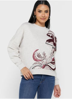 Buy Graphic Detail Sweatshirt in UAE