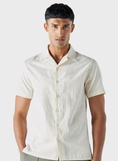 Buy Embroidered Regular Fit Shirt in UAE