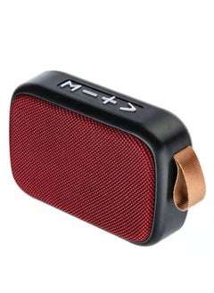 اشتري New G2 portable Bluetooth speaker home audio mini voice broadcast subwoofer computer desktop speakerRed Red في الامارات