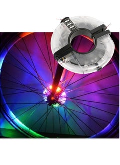 Buy LED Bike Wheel Light Waterproof Bicycle Spoke Tire Light Easy to Install Bicycle Wheel Light Suitable for Mountain Bikes/Road Bikes/Hybrid Bikes/Folding Bikes/Children's Bikes in Saudi Arabia