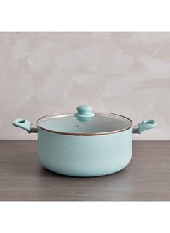 Buy Marble Coating Casserole with Lid 28x28 cm in UAE