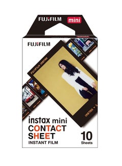 Buy Fujifilm Instax Mini Contact Sheet Film - 10 Exposures in Saudi Arabia