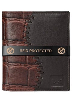 Buy Stylish Men's RFID Protected Genuine Leather Wallet in UAE