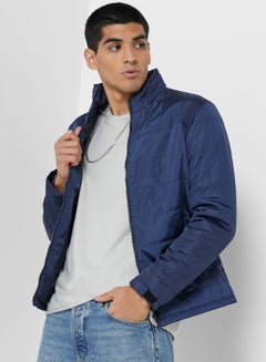 Buy Quilted High Collar Jacket in Saudi Arabia
