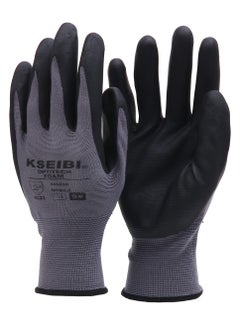 اشتري Industrial Gloves , "#9 Polyester", Work Gloves, Light and Flexible Grip, Hand Protection Against Minor Cuts and Scratches, for Hand Protection, Chemical Resistance, Heat and Cold Protection. في الامارات