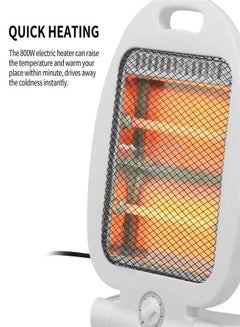 Buy Portable Electric Quartz Room Heater with 2 Temperatures 800W in Saudi Arabia