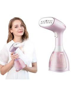 اشتري Handheld Electric Garment Steamer 20-Second Fast Heat-up 350ml 1500W Pink في السعودية