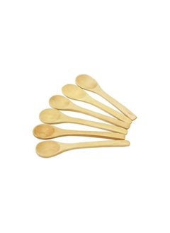 Buy 6Pcs Wooden Tea Coffee Spoon in Egypt