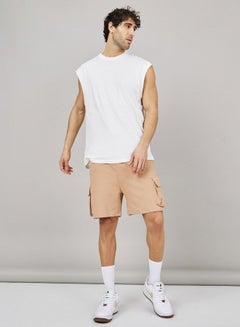 اشتري Basic Knit Regular Fit Cargo Shorts في السعودية