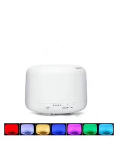 Buy Fdit 500ML USB Ultrasonic Air Humidifier with 7 Lights Electric Aroma Diffuser 100V-240V 12W Warm Light Colorful Light in UAE