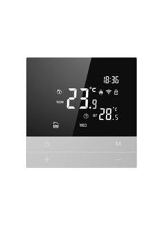 Buy Smart Thermostat Electric HeatingTemperature Controller WiFi, supporting different temperature settings, brightness adjustable, Saving Thermostat for Home Alexa Easy Install Heating & Hot Water(A) in UAE