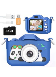 Buy Camera for Kids, Kids Camera Digital Camera, 1080P HD Video Camera for Kids with 32GB SD Card/2 Inch IPS Screen, Kids Selfie Camera, Birthday Toy Gifts for Kid in Saudi Arabia