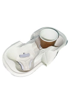 اشتري (500pcs) Take away 2 cavity CUP Carrier white , STRONG في الامارات