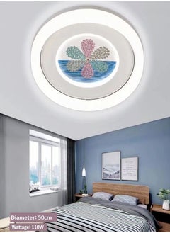 Buy Modern Floral Design Home Decoration Children's Room LED Ceiling Lamp Ceiling Light Fixture for Living Room Bedroom in UAE