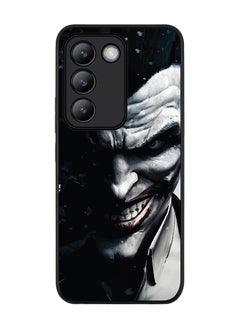 اشتري Rugged Black edge case for Vivo V30 Lite 5G, Slim fit Soft Case Flexible Rubber Edges Anti Drop TPU Gel Thin Cover -  Arkham Joker في الامارات