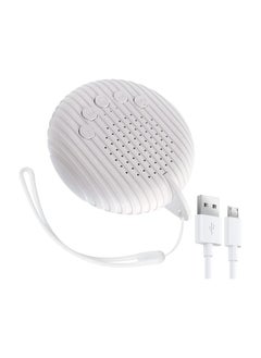 اشتري White Noise Machine,10 Soothing Nature Sounds Therapy Portable Sleep Sound Machine, Mini Sound Machine for Baby Kids Adults, USB Rechargeable Baby Sleep Machine with 3 Timer Memory Functions في السعودية