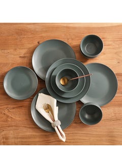 اشتري Shallow 12-Piece Dinner Set 26.5x3x26.5 cm في الامارات