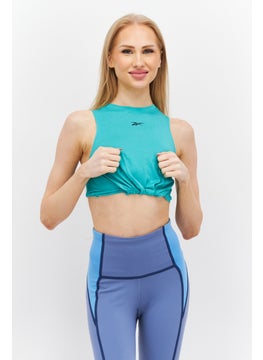 Buy Women Sportswear Fit Sleeveless Training Tank Top, Green in UAE