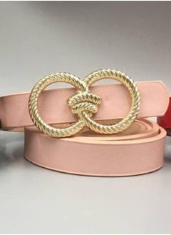 Buy Party 1PC Stylish Round Buckle Belt For Jeans Pants in Egypt