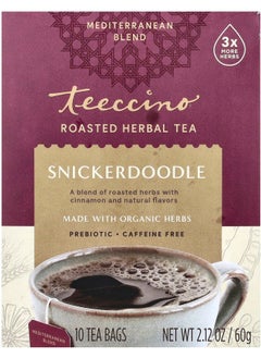 اشتري Roasted Herbal Tea Snickerdoodle Caffeine Free 10 Tea Bags 2.12 oz (60 g) في الامارات