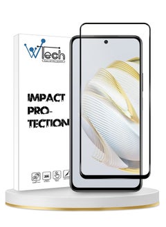 اشتري 5D Tempered Glass Edge to Edge Premium 9H Screen Protector For Huawei Nova 10 SE Clear/Black في السعودية