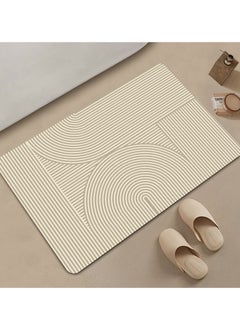 Buy Tycom Diatom Bath Mat Super Absorbent Bathtub Mat with Non Slip Anti Slip Bathroom Floor Mats and Quick Dry Bath Rug Thickened Soft Easier Clean Carpet 50 By 80 CM. 08. in UAE