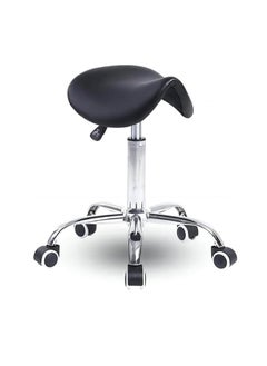 Buy COOLBABY Saddle Chair Saddle Stool with Wheels Hydraulic Rolling Swivel Adjustable Stool Chair for Salon Spa Beauty Massage Dental Clinic Home Office in UAE