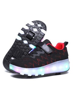 اشتري New Single Wheel LED Charging Rampage Shoes For Boys, Girls, And Students في الامارات