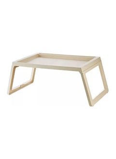 Buy Folding Bed Table / Beige in Saudi Arabia