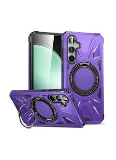 Buy SHIELD EGYPT For Samsung Galaxy A15 Case Mag-Safe Magnetic Shockproof Phone Case with Ring Holder (Purple) in Egypt