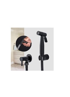 Buy Excellence Domestic Faucets Black Bidet Toilet Sprayer Hygienic Shower Tap Bidets Bathroom Hand Shower Wall Mount Faucet Bathroom Accessories in UAE