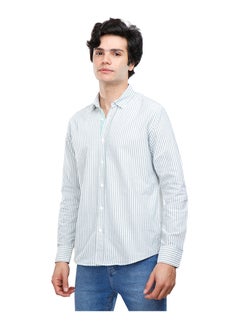 Buy Coup - Stripe Oxford Shirt with Long Sleeves in Egypt