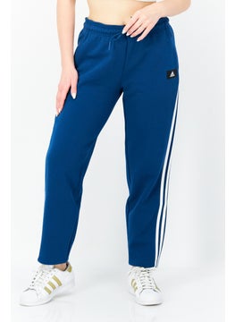 اشتري Women Sportswear Fit Drawstring Training Jogger Pants, Blue في الامارات