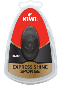Buy Express Shine Sponge Black Travel Friendly Shine Sponge with 5ml Liquid in UAE