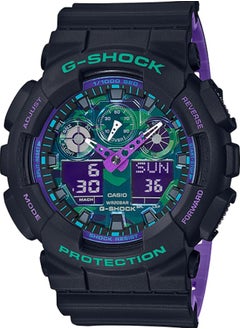 اشتري ساعة يد G-Shock أنالوج رقمية للرجال GA-100BL-1A في السعودية